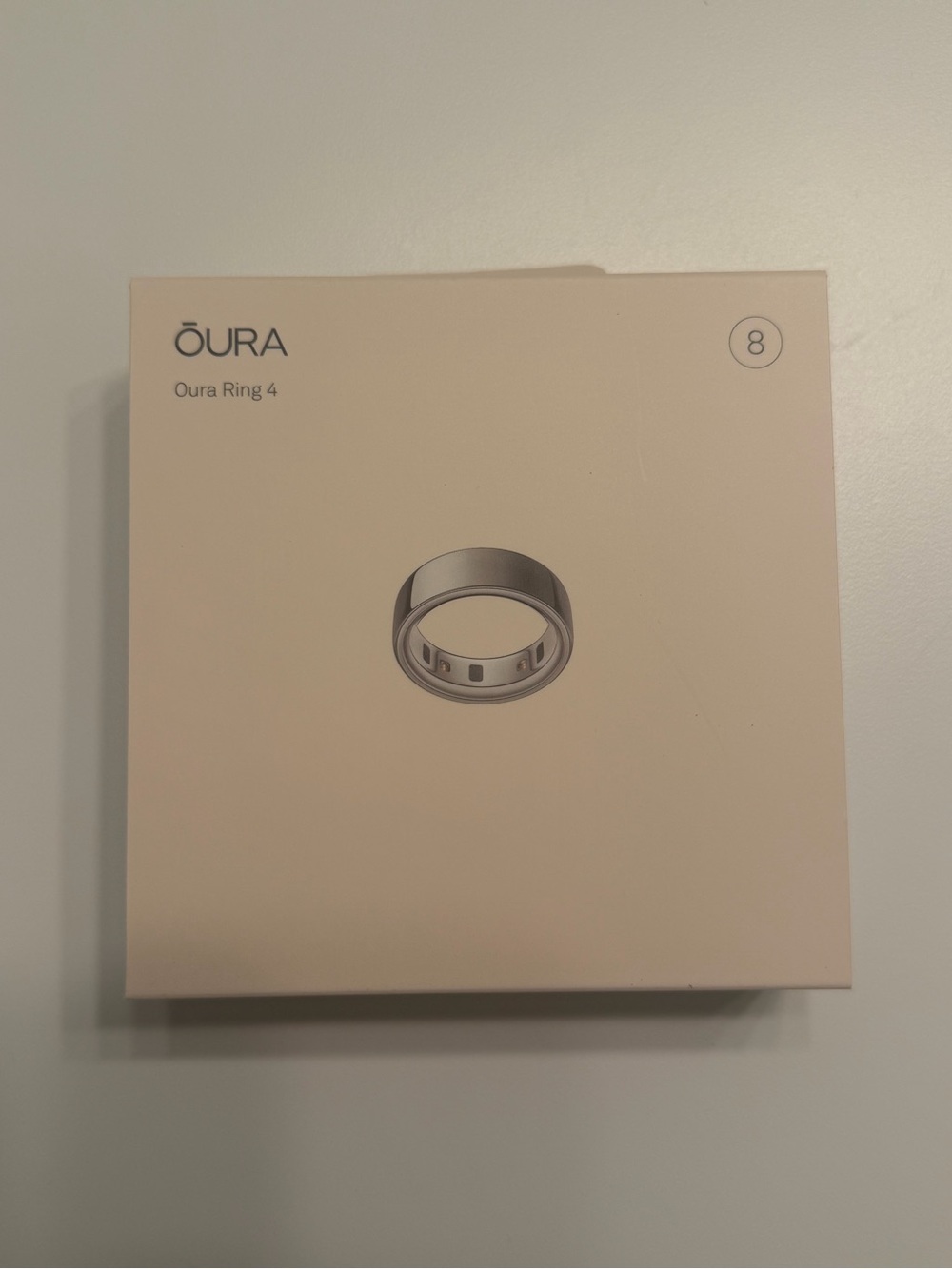 Oura Ring Box - Oura, Soft Pink and White Packaging